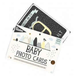 Milestone Baby Cards - over the moon