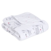 Aden+Anais Buggy Blanket, Decke für Babies und Kleinkinder, lovebird