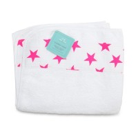 Aden+Anais Classic Toddler Towel, Kinderhandtuch, fluro pink