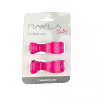 Nayla-2er SWADDLE CLIPS PINK
