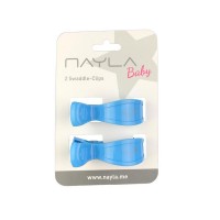 Nayla-2er SWADDLE CLIPS SKY BLUE