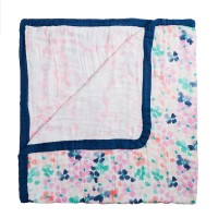 White Label by Aden+Anais Silky Soft Dream Blanket, Decke für Babies und Kleinkinder, Mosaic 